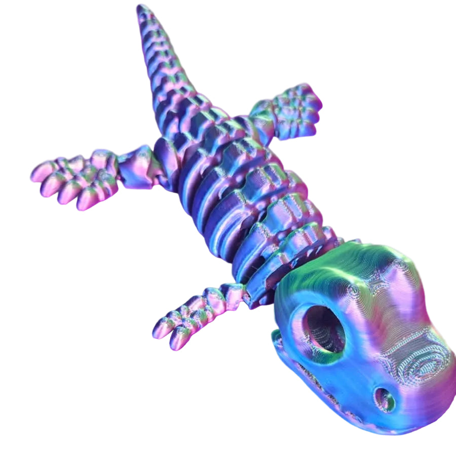 Flexi Crocodile 3D Printed Fidget Toy | DS Customs