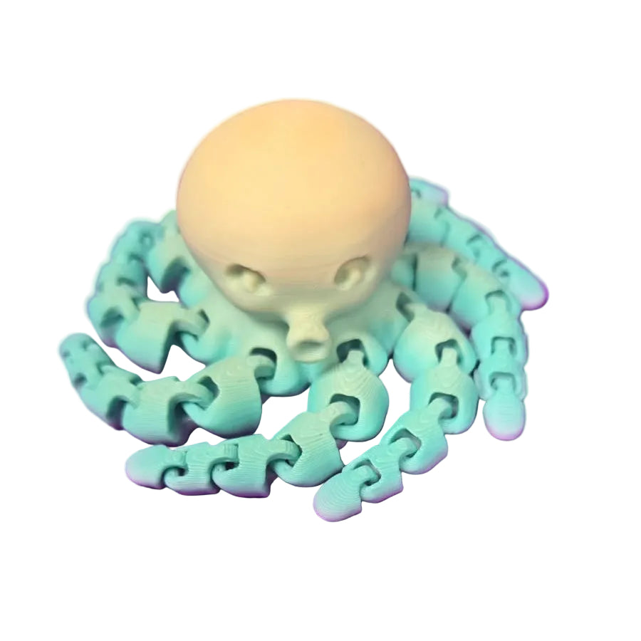 Flexi Octopus 3D Printed Fidget Toy | DS Customs