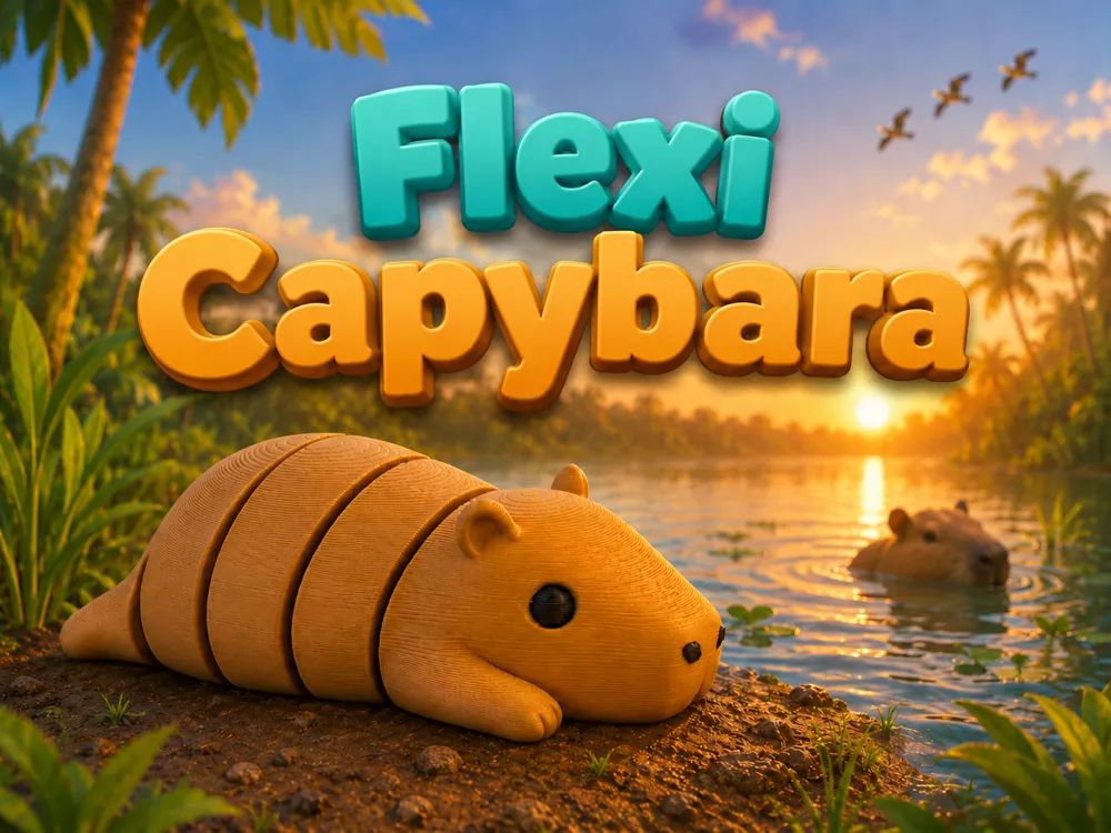 Flexi Capybara Fidget