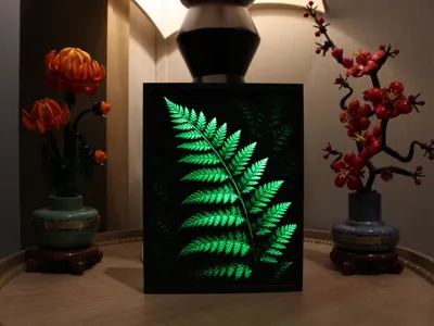 Fern Leaf Lithophane
