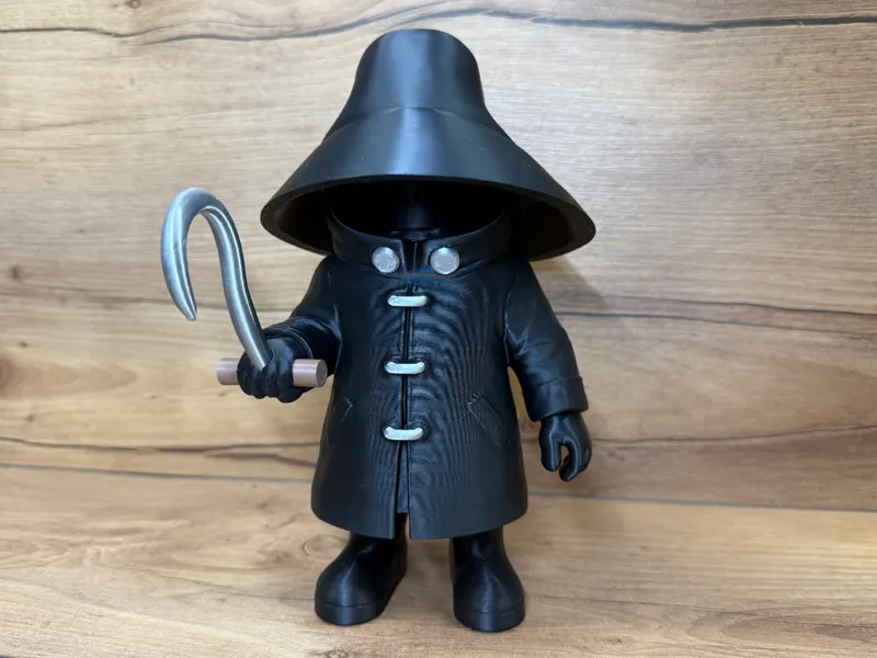 Dark-Coated Hook Figure