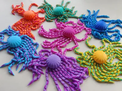 Articulated Blob Octopus Fidget