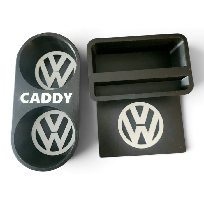VW Caddy cupholder sets 3D printed | DS Customs