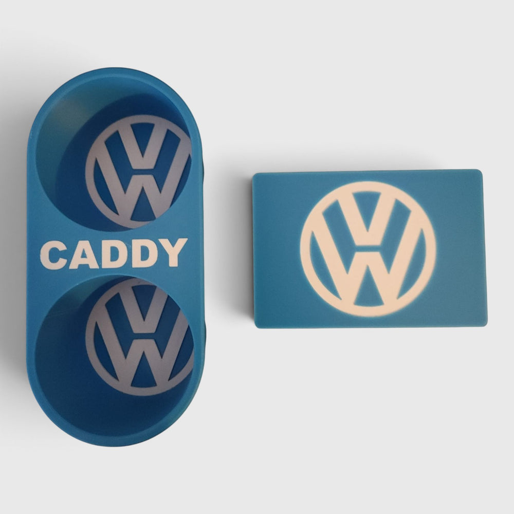 VW Caddy Cupholder + Coin Tray | 3D Printed | DS Customs