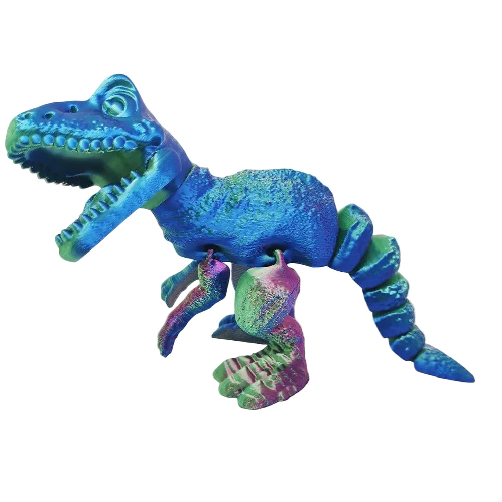 Flexi T-Rex Dinosaur 3D Printed Fidget Toy | DS Customs