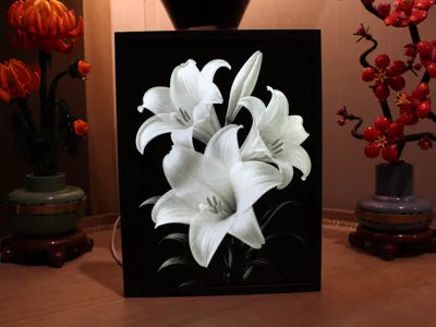 White Lily Lithophane