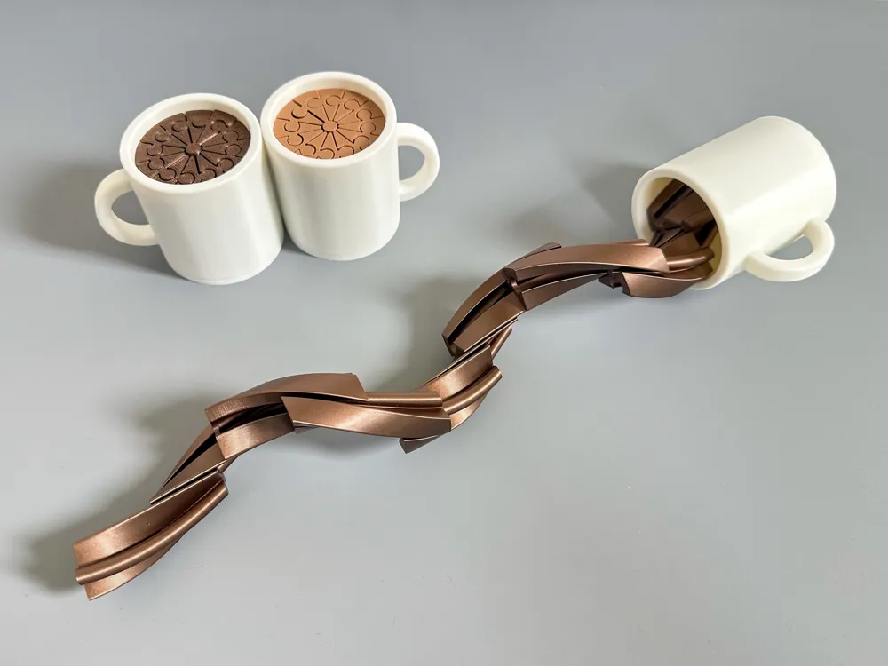 Coffee Cup Flexi Chain Fidget